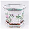Image 5 : 3 Continental Porcelain Jardinieres