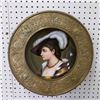 Image 1 : Bronze Mtd. Porcelain Portrait Plate