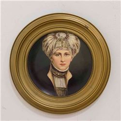 Continental Ceramic Portrait Plates