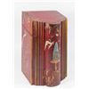 Image 1 : Red Wooden Decorated Knife Box