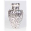 Image 1 : 800 Silver Floral Repousse Vase