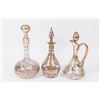 Image 2 : 25 Pieces Victorian Silver Overlay Glass