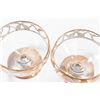 Image 7 : 25 Pieces Victorian Silver Overlay Glass