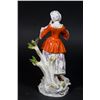 Image 3 : Meissen Figurine, Woman Playing Flute with Sheep