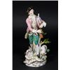 Image 1 : Meissen Figure, Man Playing Bagpipes