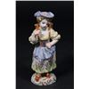 Image 2 : 2 Meissen Figures, Girls Carrying Geese in Baskets
