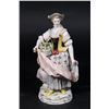 Image 1 : Meissen Porcelain Girl with Flowers