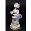 Image 1 : Meissen Porcelain Figurine, Girl Playing Cards
