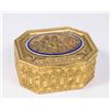 Image 1 : Ovington Enameled Gilt Bronze Box