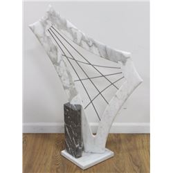 Irving Ritz, Marble Sculpture of Harp