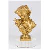 Image 1 : Auguste Peiffer Boyer Gilt Bronze of a Lady
