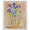 Image 1 : Reuven Rubin, Floral Still Life - Yellow Vase