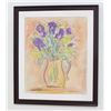 Image 2 : Reuven Rubin, Floral Still Life - Yellow Vase