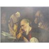 Image 1 : :Oil on Copper Panel, Blacksmith with Dogs