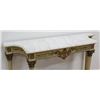 Image 3 : Louis XVI Style Parcel Gilt Cream Painted Console