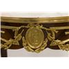 Image 2 : :Marble Top Bronze Mounted French Style Table
