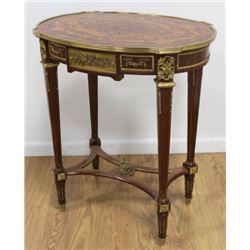 Bronze Mounted French Style Side Table