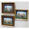 Image 1 : 3 Enamel on Copper Highlighted Prints, Ships