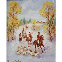 Jean Lareuse, "Chasse D'Hiver"