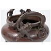 Image 2 : Oriental Bronze Censer with Dragon Handles