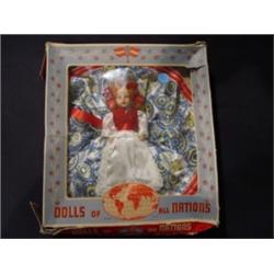 40s  Swiss Dolls of Nations In Box