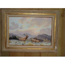 Bill Freeman Original Untitled Oil on Canvas