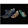 Image 1 : 1 Fenton Shoe, 1 Porcelain signed Japan & 1 Unsigned
