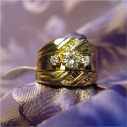 Ladies Diamond 3 Ring Wedding Set