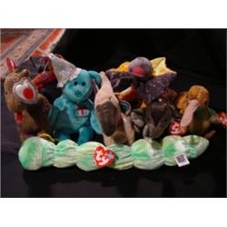 Set of 7 Ty Beanie Babies