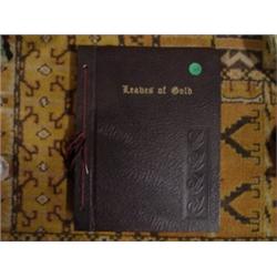 'Leaves of Gold' 1963 Leather Bound