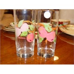 Set of 8 Franciscan Apple Tumblers