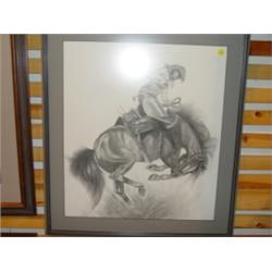 Pencil Drawing '8 Second Ride'