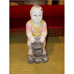 Hand Carved Chinese Temple Figure