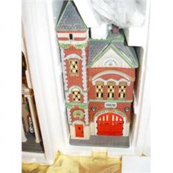 Department 56 'Red Brick Fire Station'
