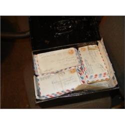 Metal Box Full of Love Letters WWII