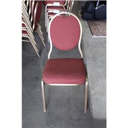 RED STACKING CHAIR