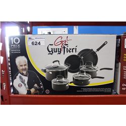 GUY FIERI 10 PIECE POT SET