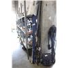 Image 1 : 3 FISHING RODS AND HOLDERS