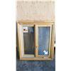 Image 1 : Andersen Sliding Window - Wood Interior, Vinyl Clad Exterior, Screen 34-3/4" x 42-3 $900 Retail