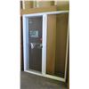 Image 1 : Ply Gem Patio Sliding Glass Doors w/Screen 60" x 80" - White, Vinyl $750 Retail