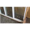 Image 3 : 4-Panel Patio Sliding Glass Doors w/Screen - White, Vinyl, 117-13/16” x 79-3/4" $1258 Retail