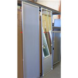 2-Panel Wardrobe Mirror Sliding Doors - Satin Finish, 24-3/8" x 94-7/8", No Tracks $800 Retail