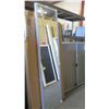 Image 2 : 2-Panel Wardrobe Mirror Sliding Doors - Satin Finish, 24-3/8" x 94-7/8", No Tracks $800 Retail
