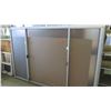 Image 1 : Tri-Panel Sliding Glass Window w/Screen - Clear Anodized, 94-1/2 x 59-7/8 $629 Retail