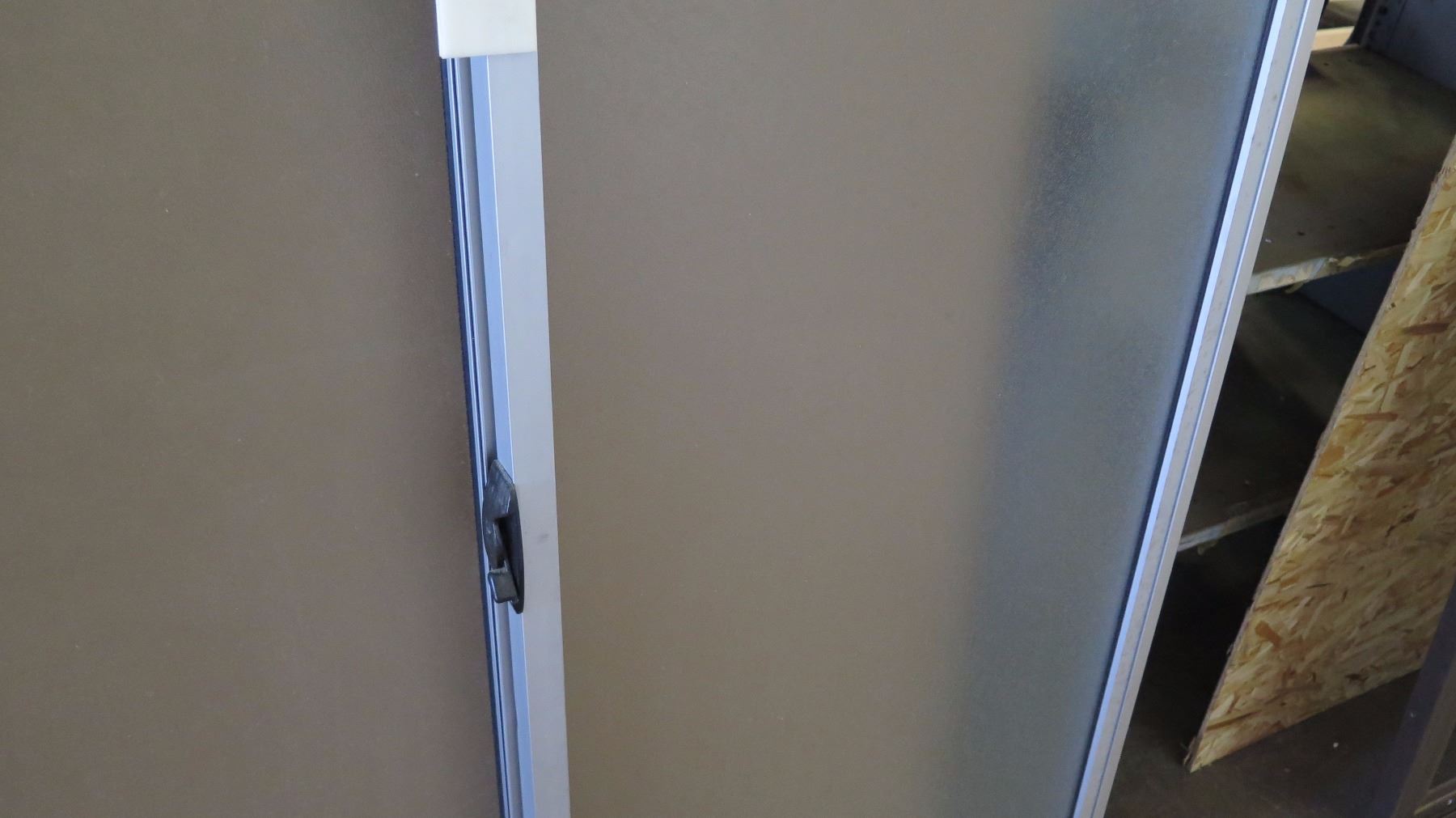 Tri-Panel Sliding Glass Window w/Screen - Clear Anodized, 94-1/2 x 59-7 ...