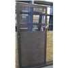 Image 2 : Security Sliding Screen Door 71" X 79 3/4" - Brown Finish, Aluminum, Retail $1417