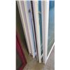 Image 8 : 4-Panel Bi-Fold Glass Doors w/Hardware - White, Vinyl, 30" x 96" per panel, Retail $3293, Showroom D