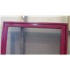 Image 2 : Screen Door 31" x 76-3/4" - Red Painted Finish, Aluminum Frame, Handle Hinged Right $150 Retail