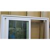 Image 2 : Patio Sliding Glass Door 59-3/4" x 79-5/8" - White, Vinyl, Beveled Grids on Glass, $2000 Retail