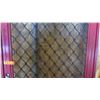 Image 3 : Security Screen Door 32-3/4" x 78-11/16" - Red Painted Finish, Blk Diamond Grill $300 Retail